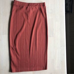 Lulu’s Ribbed Pencil Skirt